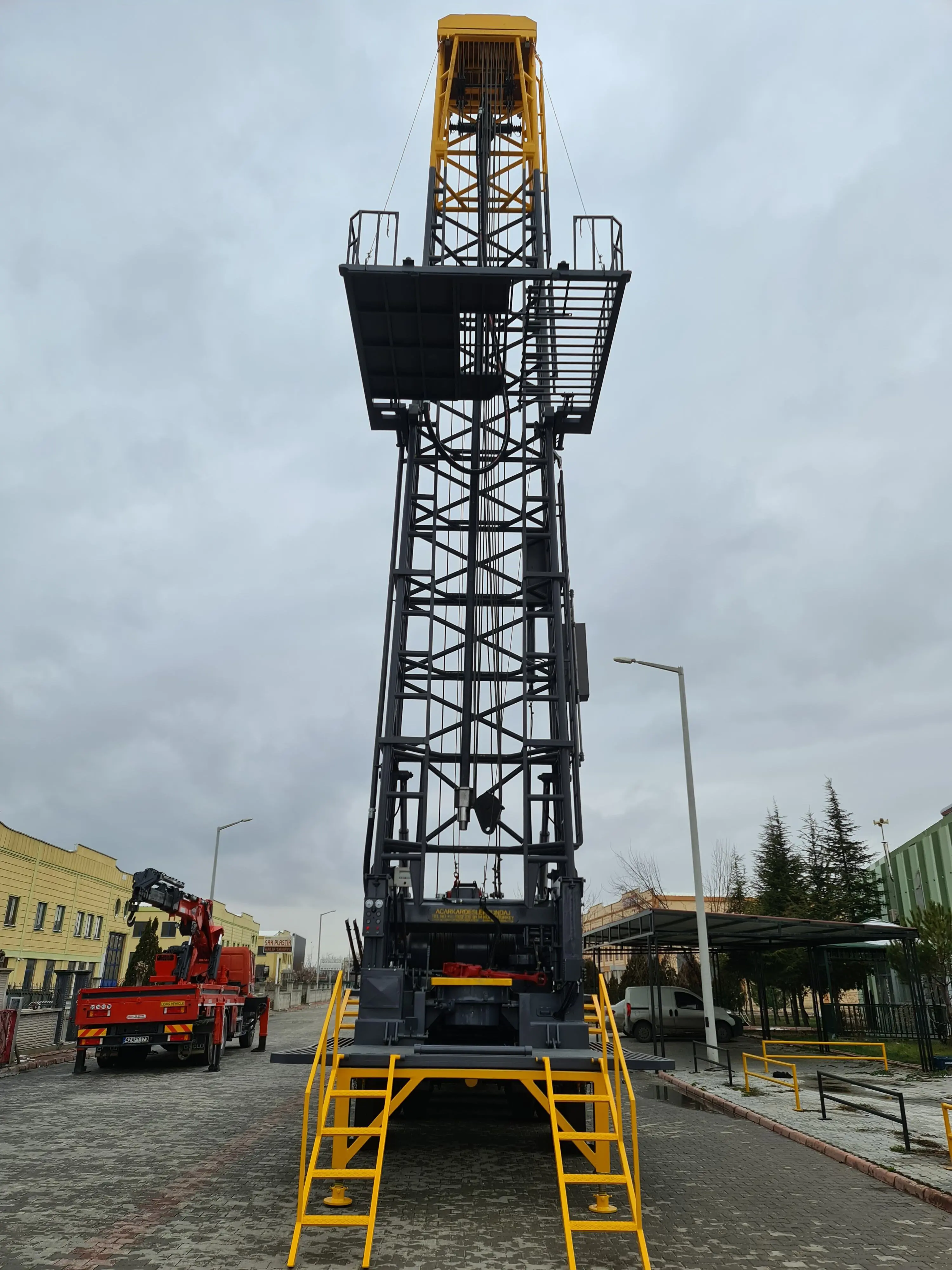1800-2000 meters Water Drilling Rig  Mounted on Trailer-Acarkardesler Sondaj Makina Ltd. Sti.