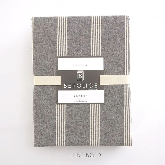 LINEN TEXTURED PREWASHED BEDDING SETS MADE FROM PURE COTTON