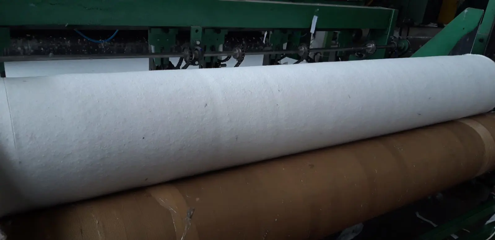 White Geotextile