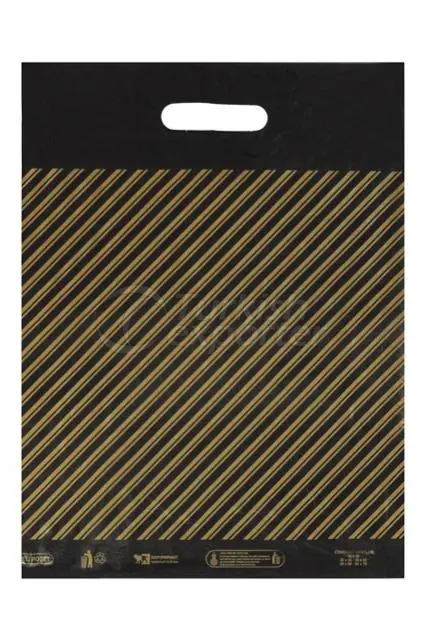 diagonal plastic bag