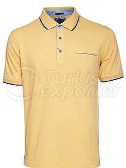 Tejido de algodón peinado - Polo Neck