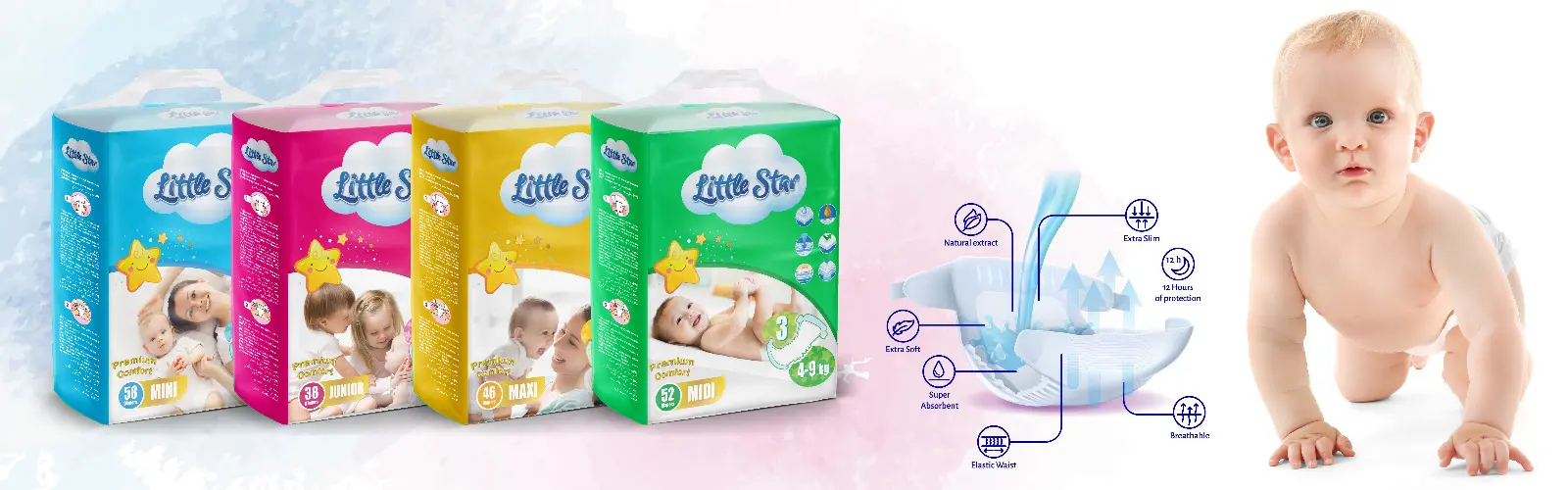 baby diaper-Apri̇chem Gida Pazarlama Ltd. ŞTi̇.