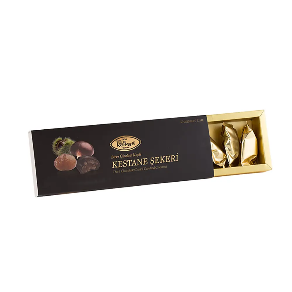 Dark Chocolate Covered Candied Chestnut