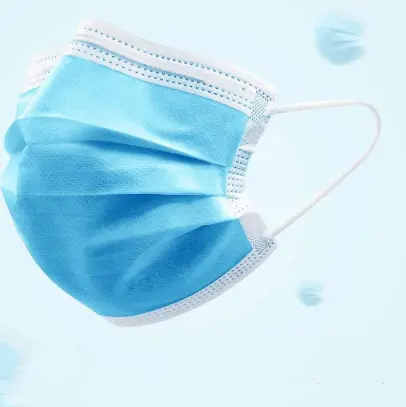 DISPOSABLE DAILY PROTECTIVE 3 PLY FACE MASK ABOUT 400,000 Pieces in stock available
