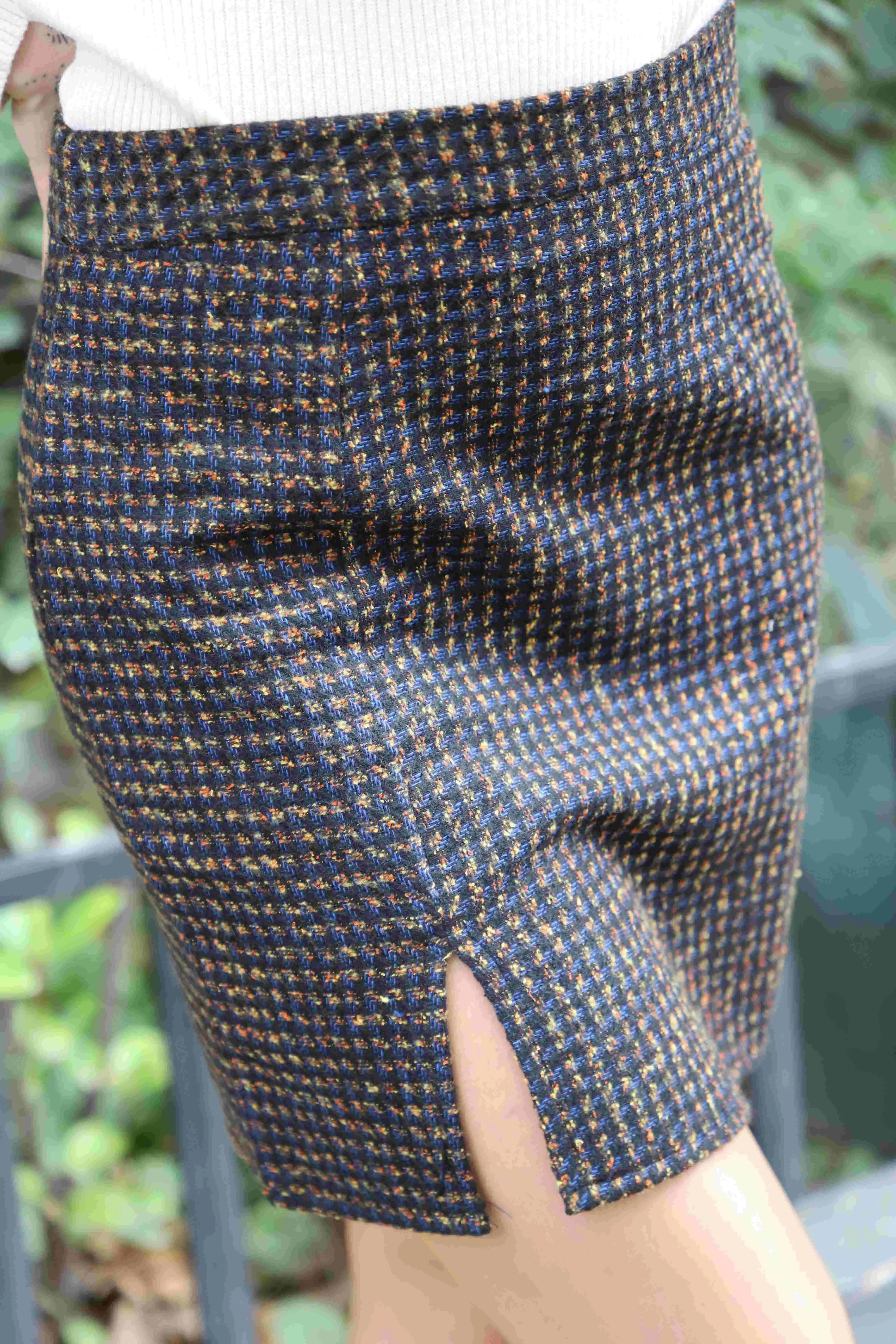 Slit Mini Skirt