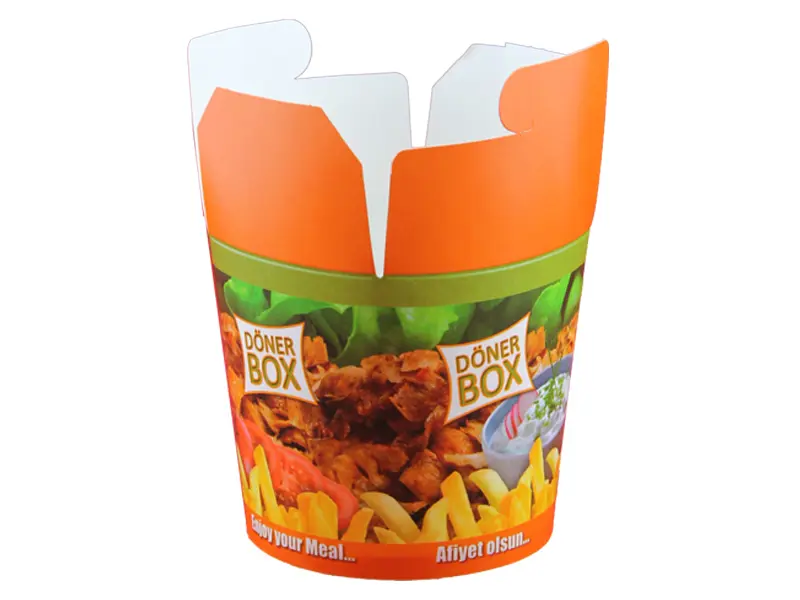 Round Base Noodle Box