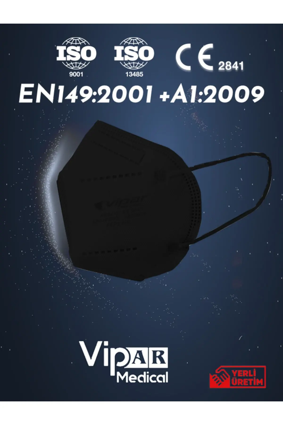 N95 Black Mask