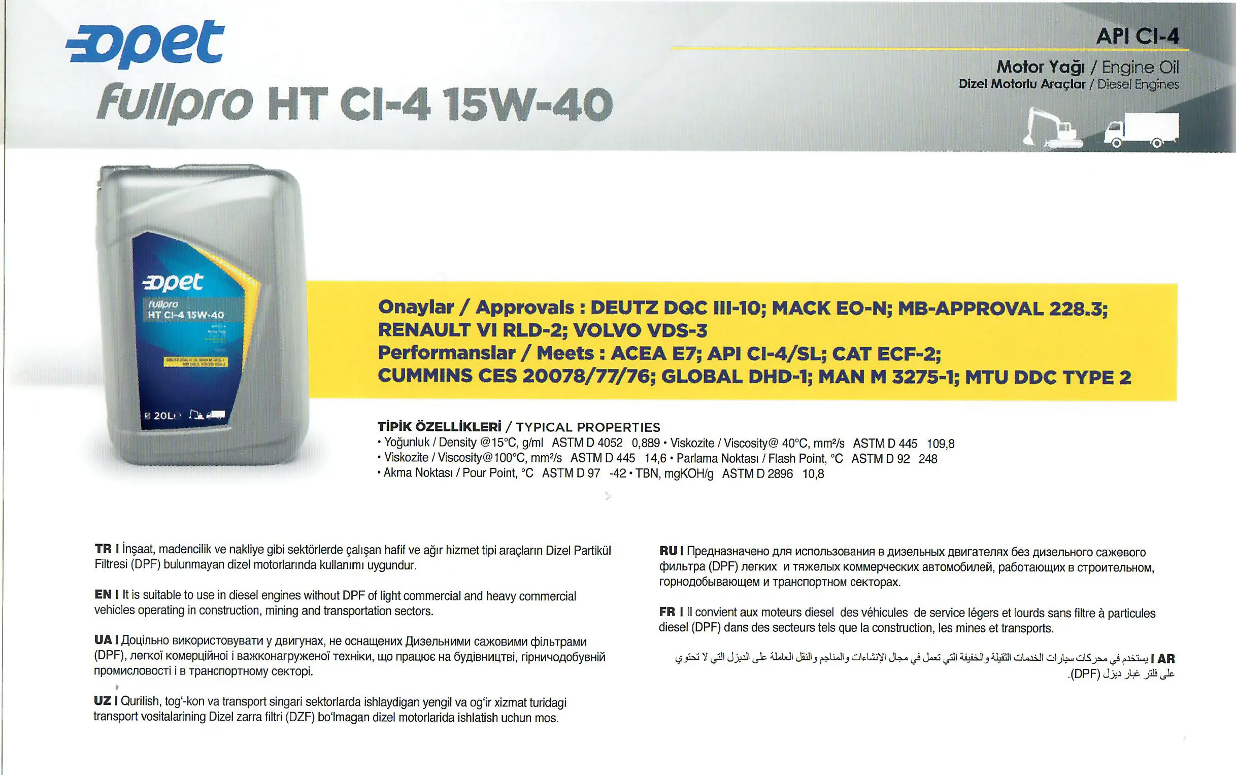 Engine Oil 15W-40