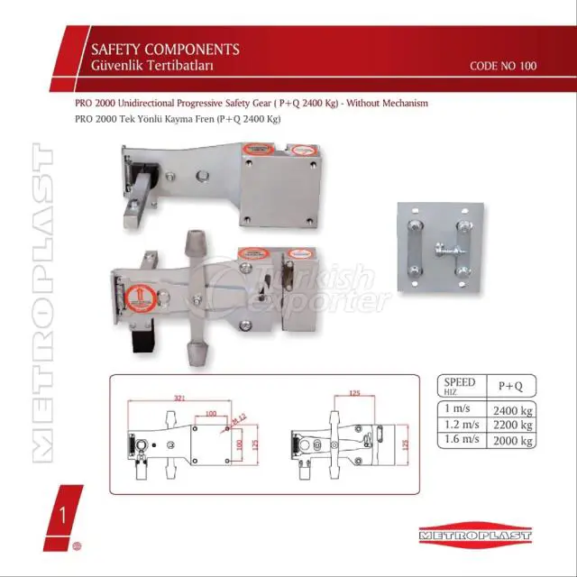 Unidirectional Safety Gear Pro2000