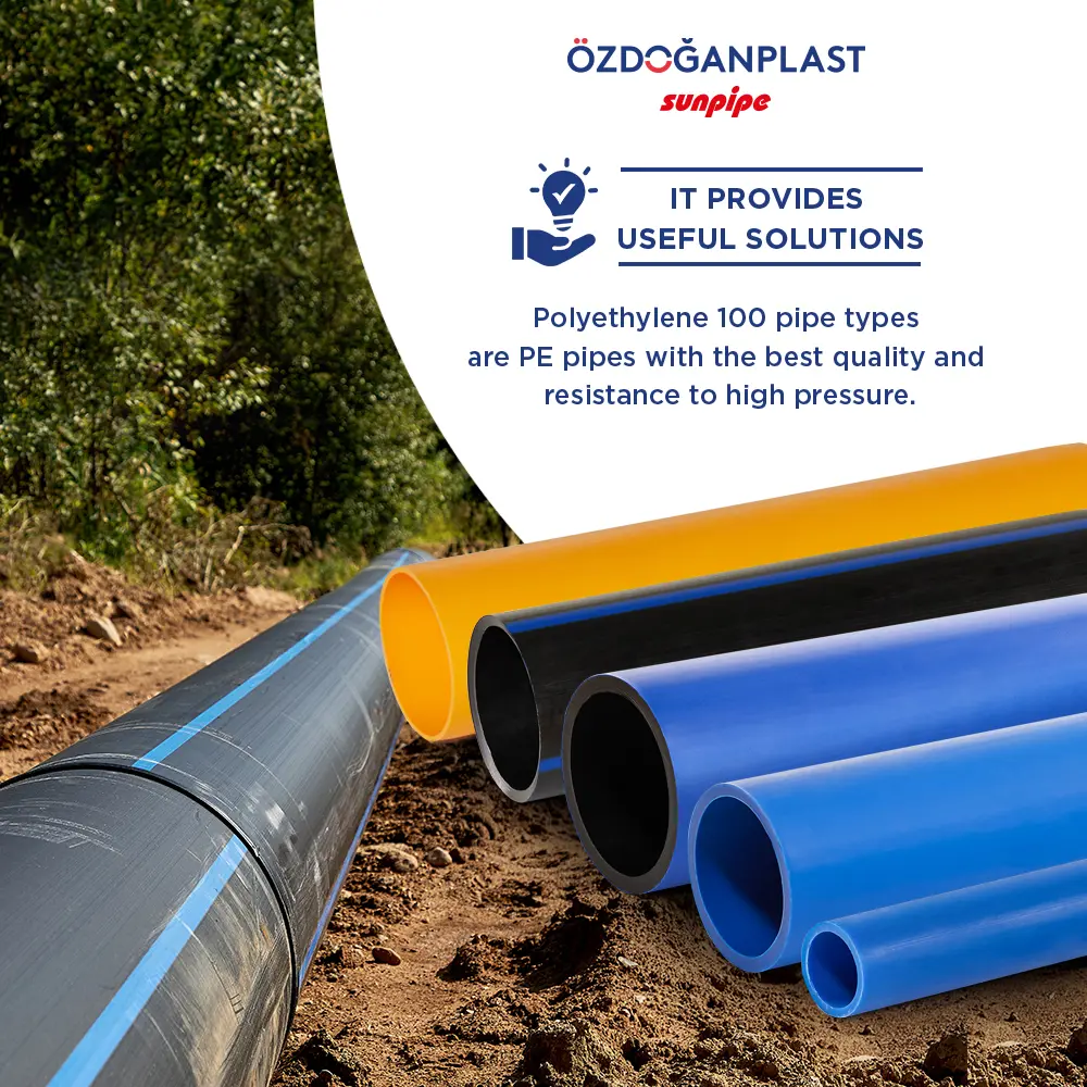 HDPE 100 WATER PIPE-Ozdoganplast Plastik Ltd. Sti.