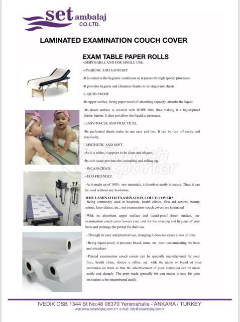 Exam Table Paper Roll