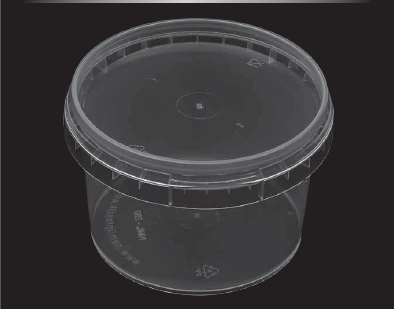 Plastic Bucket for Yoghurt