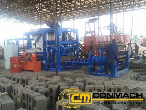 Concrete Block-Interlock Machine