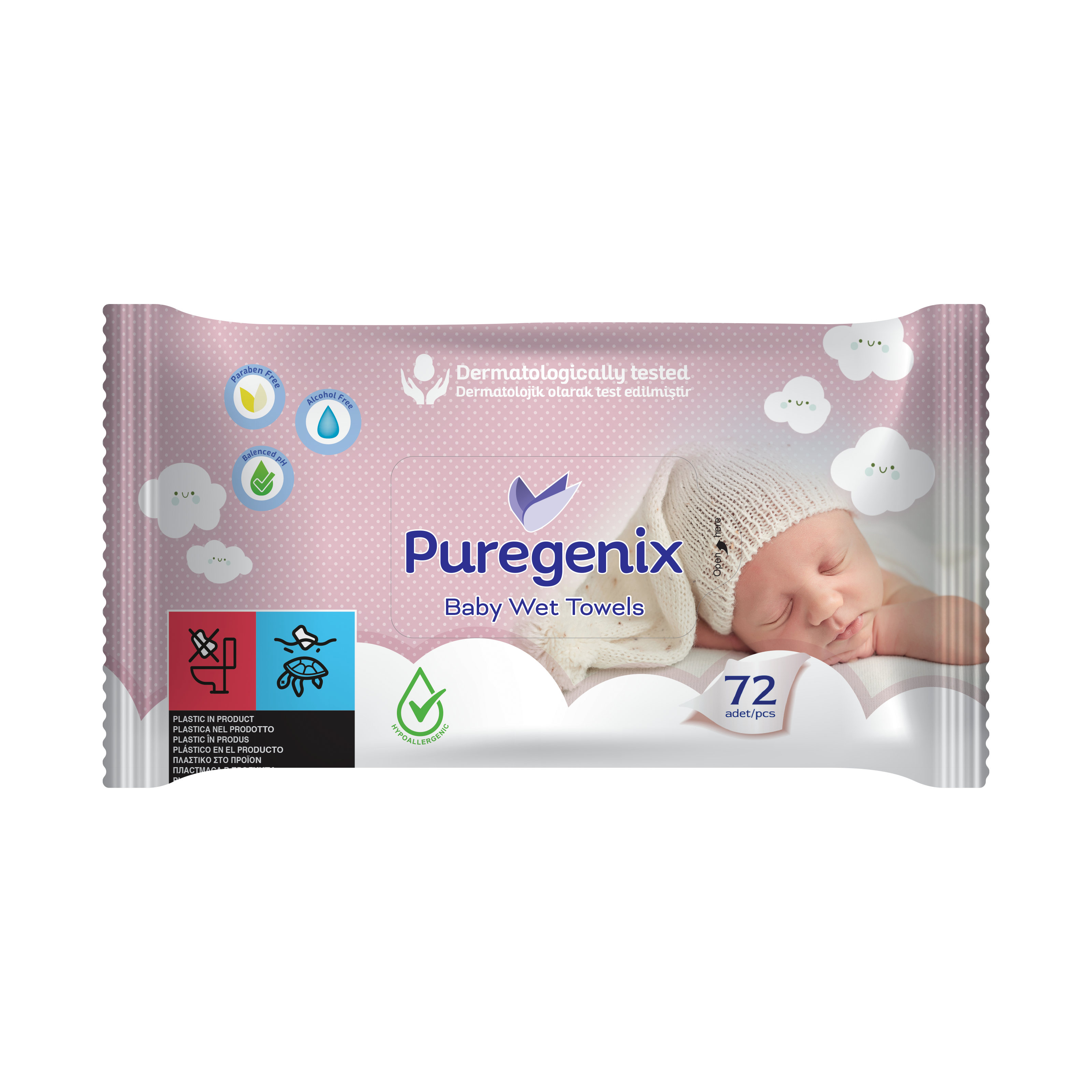 PUREGENIX BABY WET TOWELS