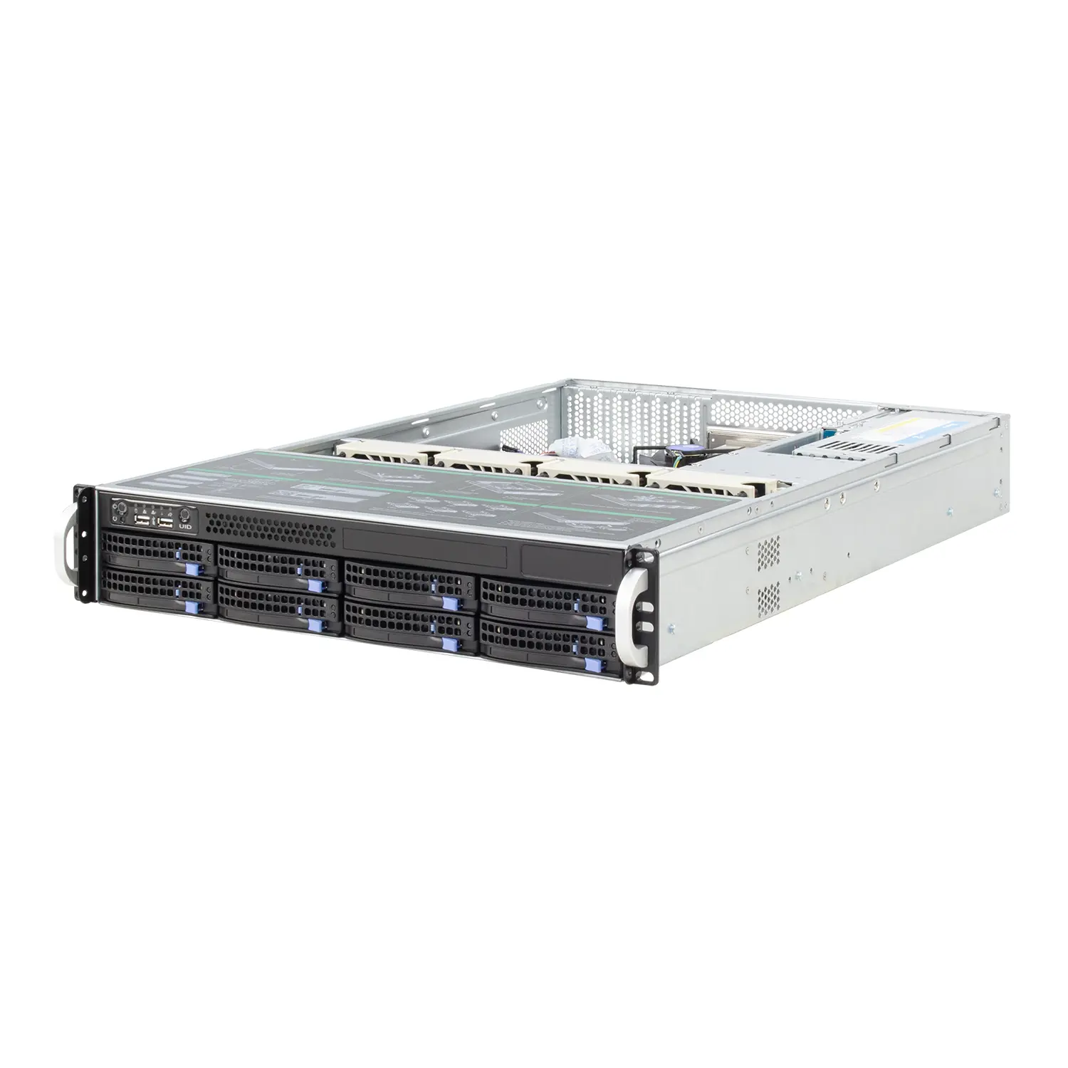 S265-08 2U RACKMOUNT HOTSWAP SERVER CASE