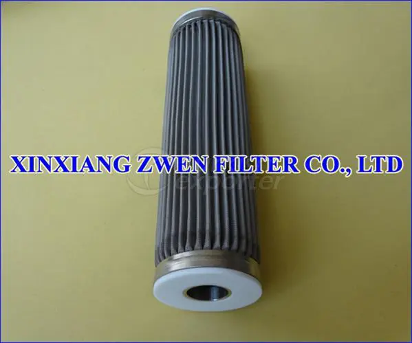 Pleated Wire Mesh Filter Cartridge
