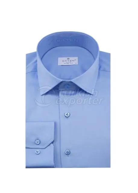 Camisa de Vestido Formal Slim Fit Masculina