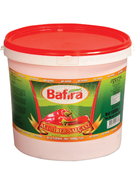 Hot Pepper Paste 18.000 GR