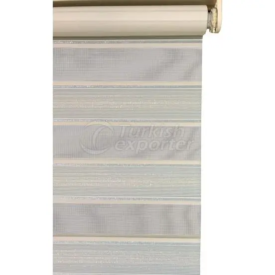 Evrem Blue Striped Zebra Blinds
