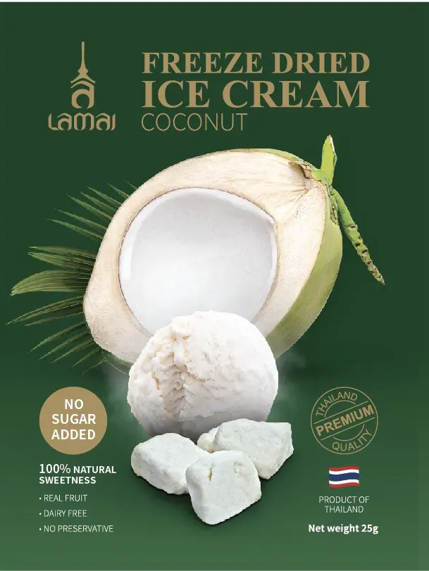 FREEZE DRIED ICE CREAM COCONUT