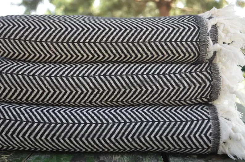 Dokuma Pamuk Pike Yatak Örtüsü Çok Amaçlı Örtü