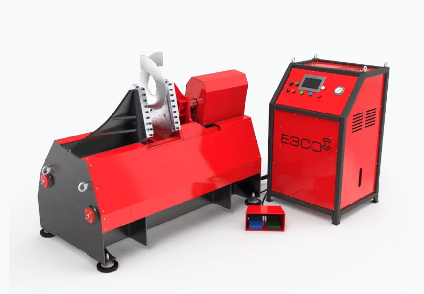 Máquina para fabricar hojas de pilotes de tornillo