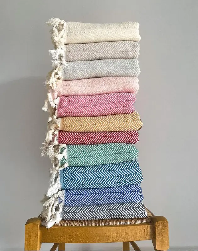 Dokuma Pamuk Pike Yatak Örtüsü Çok Amaçlı Örtü