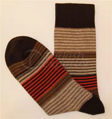 Meias de algodão Rich Stripe