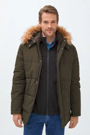 Fur Collar Sport Coat