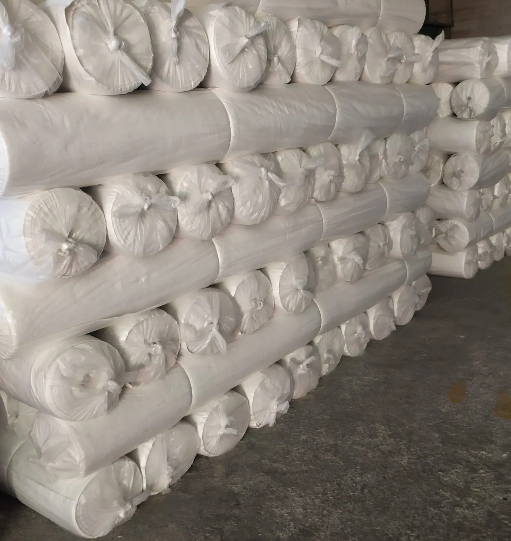 White Geotextile