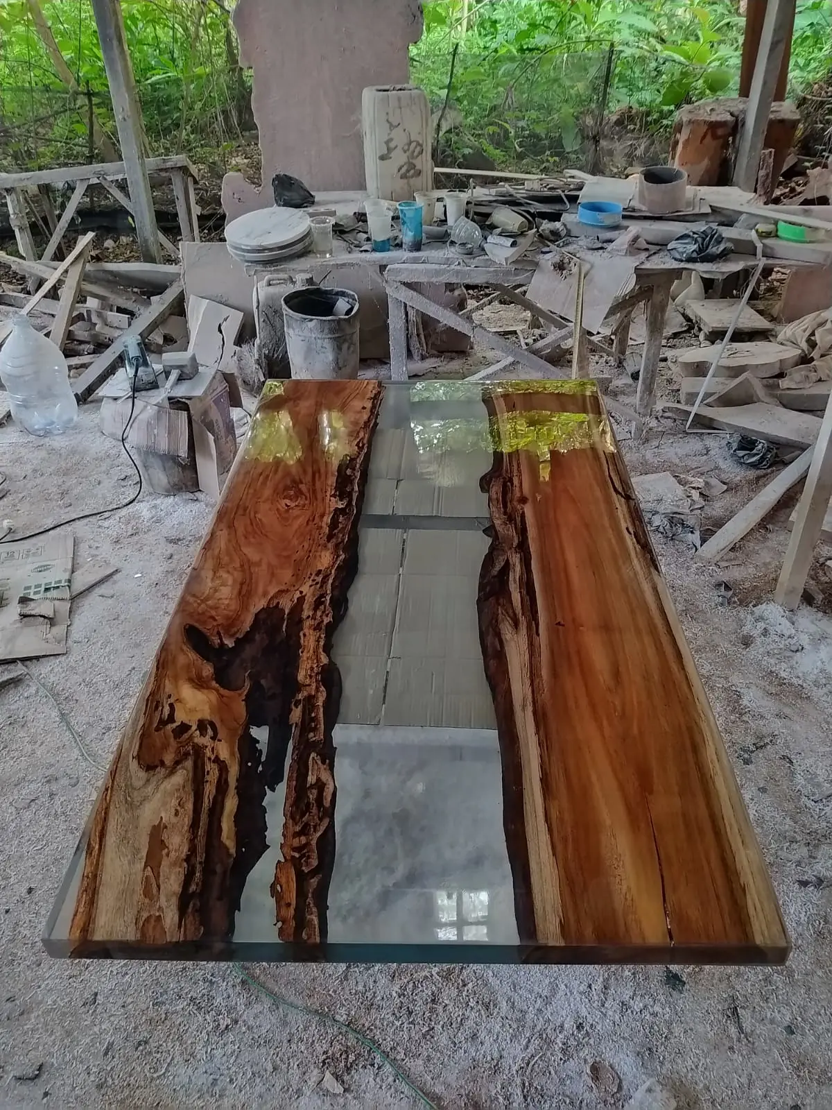 Top table resin epoxy 