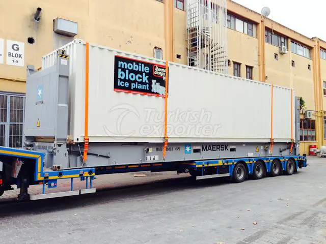 Máquinas de hielo de bloque móvil (prensa)
