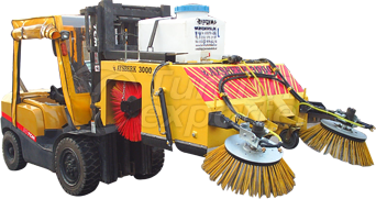 Forklift Front Sweeping Machine