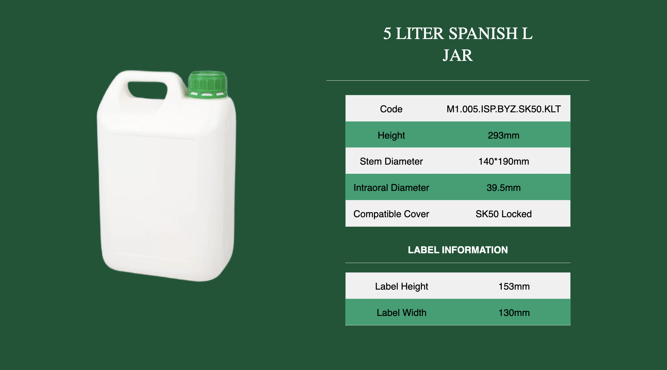 PLASTIC JERRYCANS