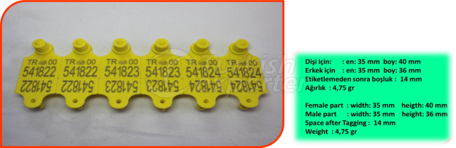 SHEEP GOAT PIG EARTAGS