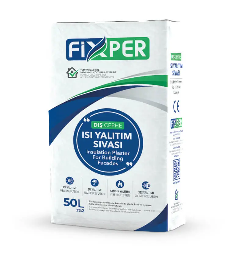Insulation plaster-Fixper Yalitim Ltd. Sti.