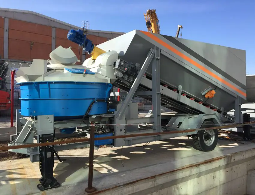 Mobile Concrete Batching Plant