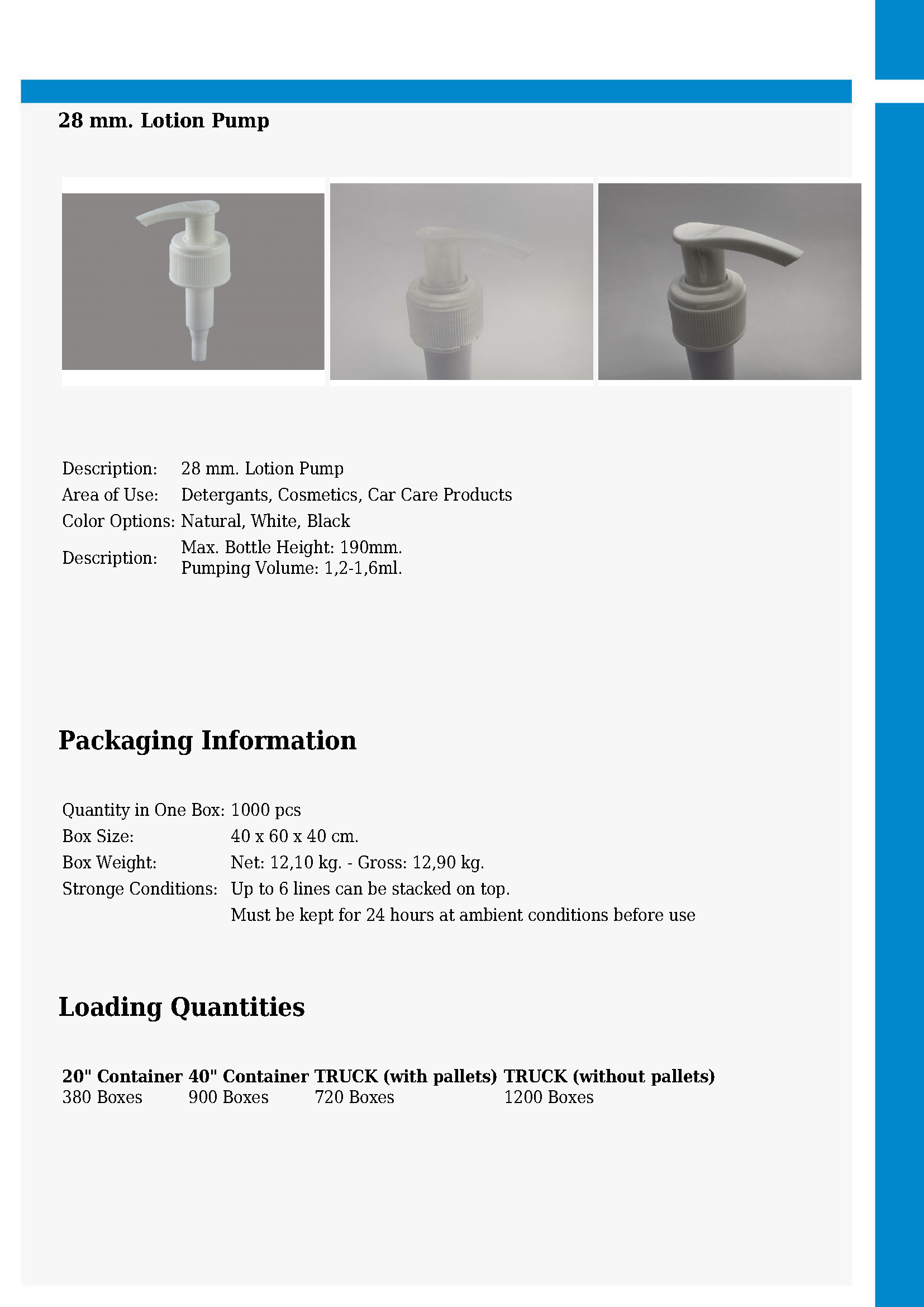 Plastic Sprayers and Pumps-Unicoft Ic Dis Ticaret Ltd. Sti.