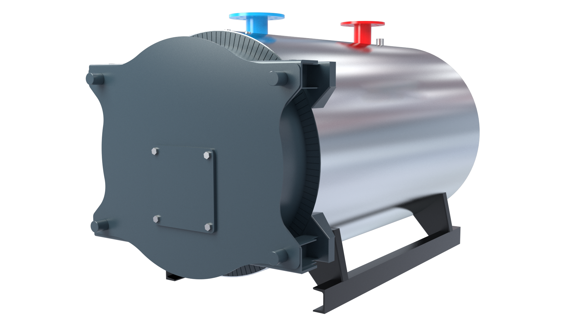 Hot water boiler, Gas fuel, Liquid fuel or Coal Fuel