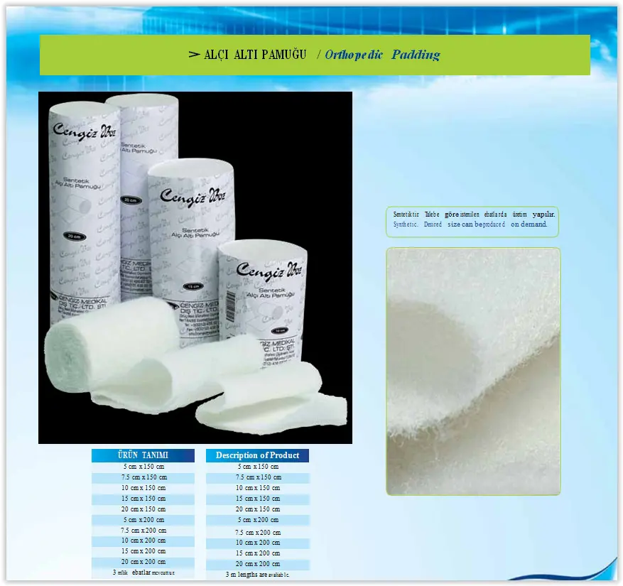 Orthopedic Padding