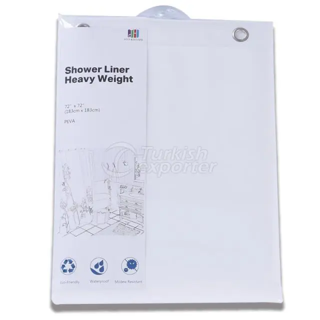 Joy&Home Transparent Shower Curtain