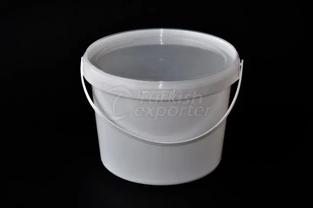 2000 ml Plastic Round Bucket